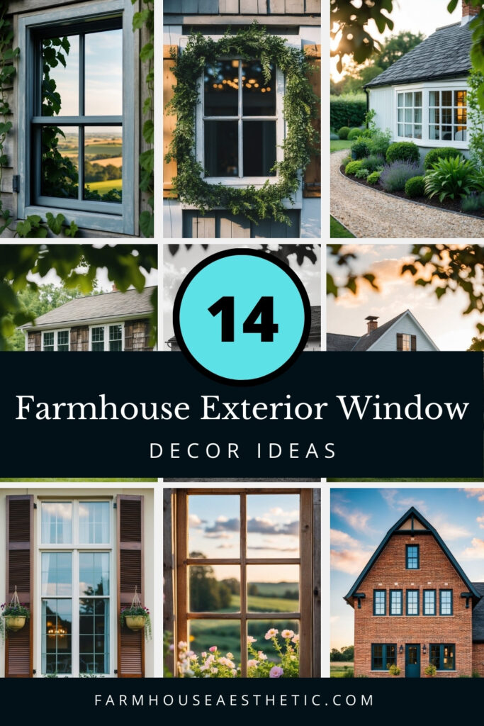 Farmhouse Exterior Window Design Ideas