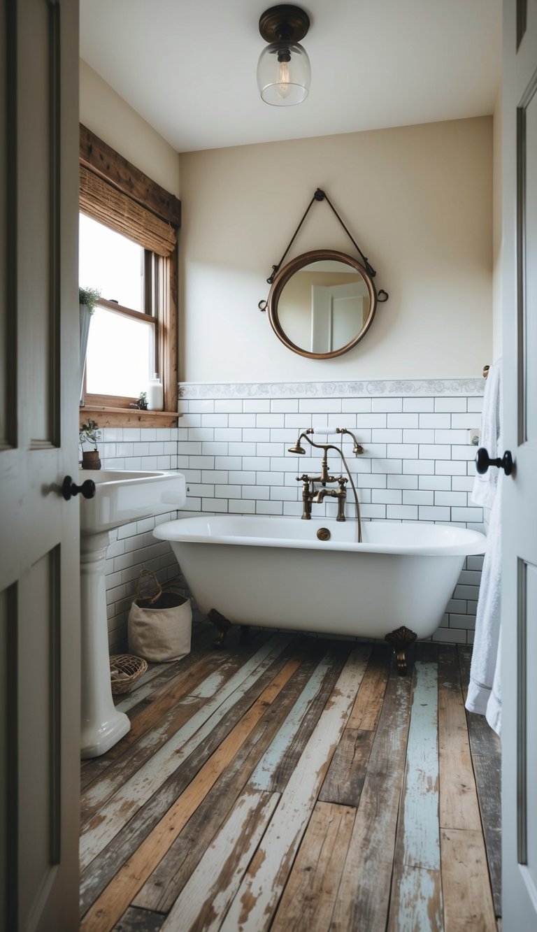 18 Stunning Farmhouse Bathroom Flooring Ideas to Transform Your Home Instantly