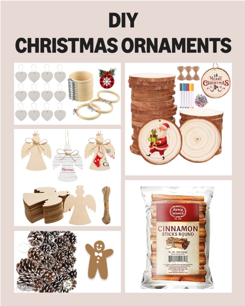 DIY Farmhouse Christmas Ornaments Amazon